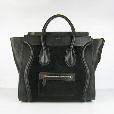 Replica Celine  0189 Ladies Cow Leather Black