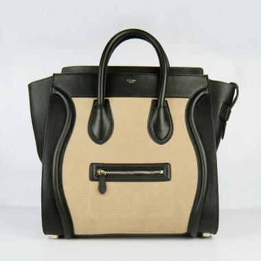 Replica Celine  0192 Handbag Cow Leather Apricot