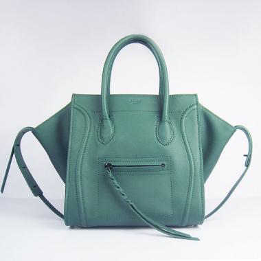 Celine  1890 Ladies Cow Leather Green