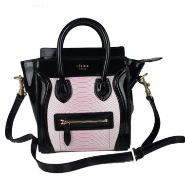 Cheap Celine  26915 2way Cow Leather Black