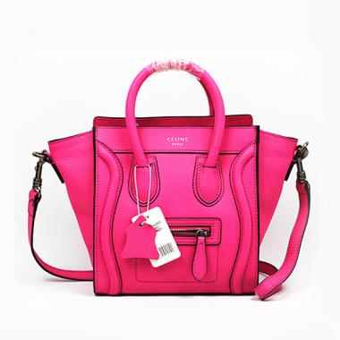 Celine 3008 Ladies Cow Leather Pink Bag HM04785