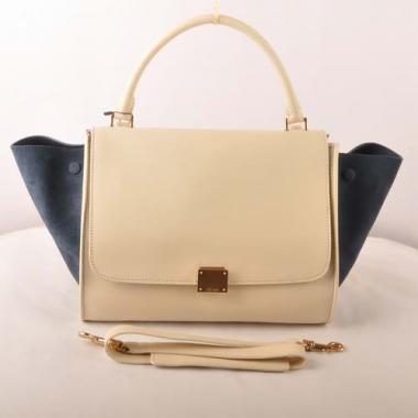 Replica Celine  3073 2way Cow Leather Blue Handbag