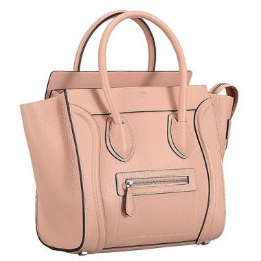 Celine Luggage Micro Peach Silver Hardware 18926759