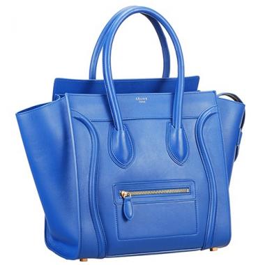 Celine Mini Luggage Blue