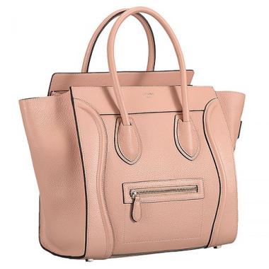 Celine Mini Luggage Peach Silver Hardware 18926740