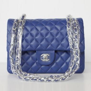 Chanel  Flap bags 01112 Blue Small Cross Body Bag