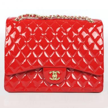 Quality Chanel 01116 Red Medium 2way