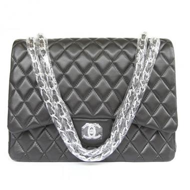 Chanel  Flap bags 01116 Black Medium Ladies Handbags