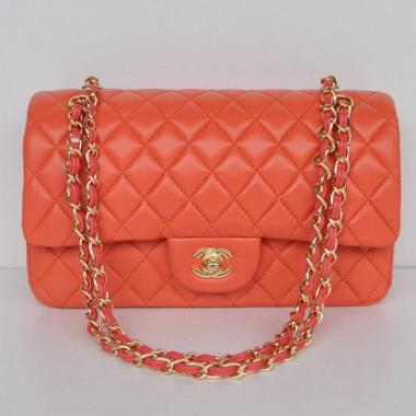 Cheap Chanel  Flap bags 1112 Orange Small Cross Body Bag