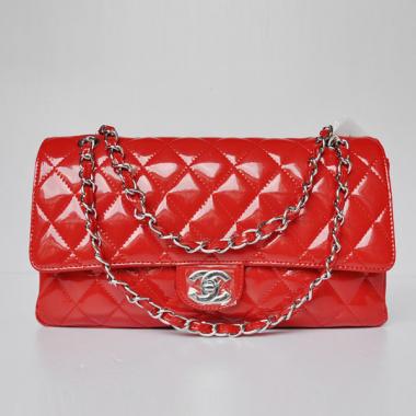 Cheap Chanel  Flap bags 1113 Red Medium Cross Body Bag