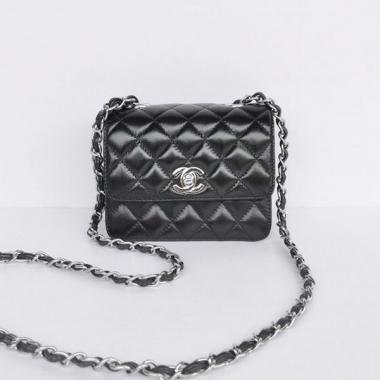 Chanel  Flap bags 1118 Black Cross Body Bag Ladies