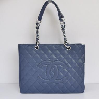 Chanel Shopping bags 20995 Blue Lambskin Cross Body Bag