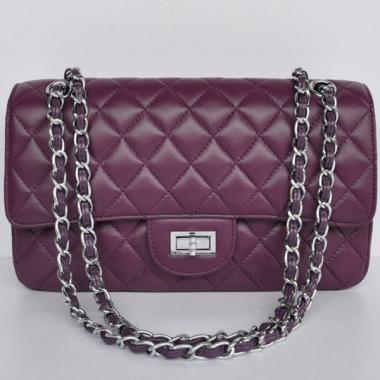 Chanel 2.55 Reissue Flap 2112 Purple Lambskin Small Bags Replica