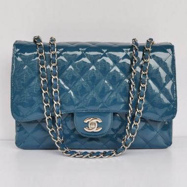 Chanel  Flap bags 28600 Enamel Medium Cross Body Bag