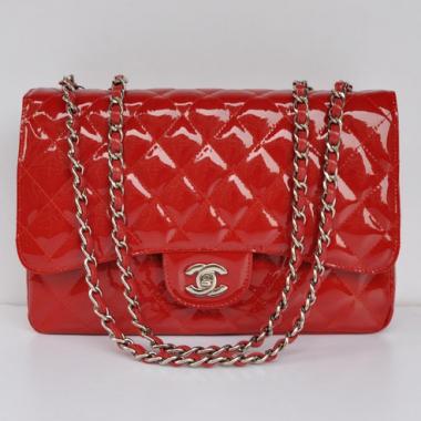 Chanel  Flap bags 28600 Enamel Cross Body Bag Ladies