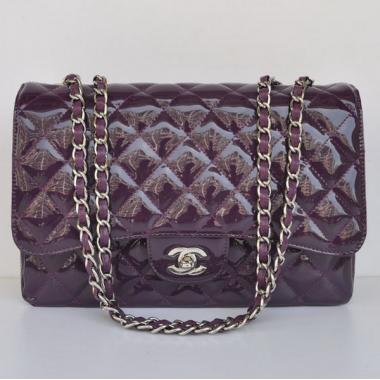 Chanel  Flap bags 28600 Purple Medium Cross Body Bag