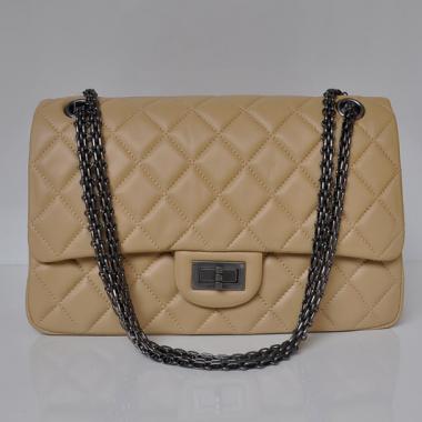 Replica Chanel 2.55 Reissue Flap 28668 Apricot Lambskin Medium Handbags