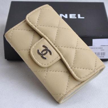 Chanel Wallet 31503 Apricot Lambskin Ladies Handbags