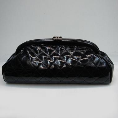 Chanel Clutches 35487 Black Leather Small Bags