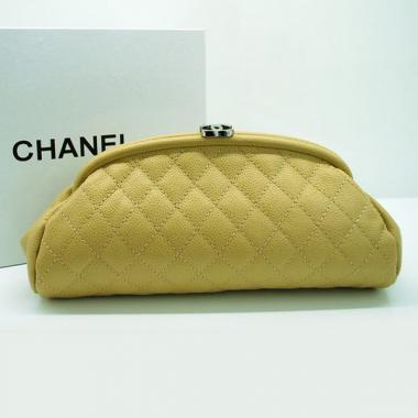 Chanel Clutches 35487 Yellow Small Evening Bag