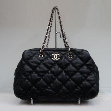 Chanel Bubble Bags 35497 Black Lambskin Ladies Bag Replica HM05212