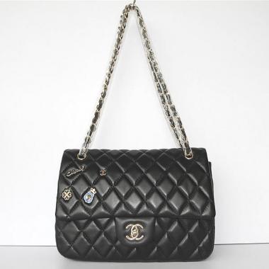 Chanel  Flap bags 47274 Black Medium Ladies Bag