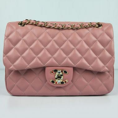 Chanel  Flap bags 49365 Pink Lambskin Small Bag