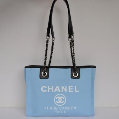 Chanel 2024 New Chanel 66939 Blue Medium Ladies Bags Replica