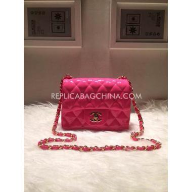 Chanel Genuine Leather  Flap 2way Red Replica