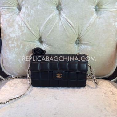 Chanel  Flap 2way Genuine Leather Black