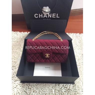 Replica Chanel Lambskin Red Handbag  Flap