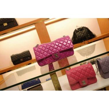 Cheap Chanel New Arrival Purple Leather Handbag Shoulder Bag