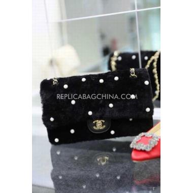 Chanel Handbag Lambskin Black