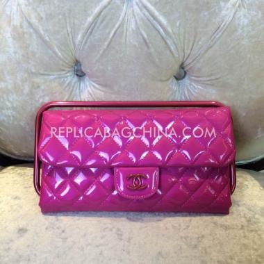 Chanel Handbag Red Leather