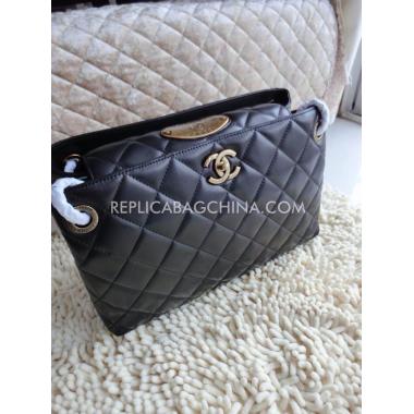 Chanel Handbag  Black Calfskin