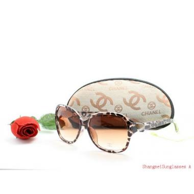 Chanel Leopard Print Oval Sunglass HM10248