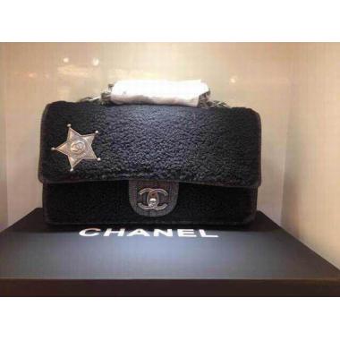 Chanel Small Black Shoulder Bag Lambskin Paris Dallas Replica