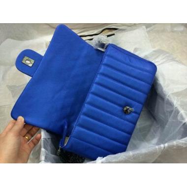 Chanel Lambskin Reissue 2.55 Blue Handbag Replica