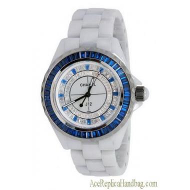 Chanel Stainless Steel White Watches HM07735