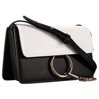 Chloe Faye Small Bag Black And White