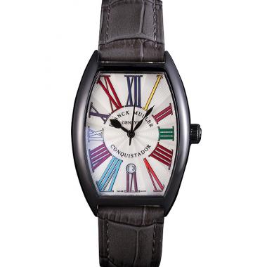 Franck Muller Casablanca Black Croco Leather Band  621641