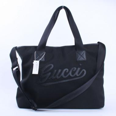 Gucci Tote bags 10806 Black Canvas Large Handbags Replica