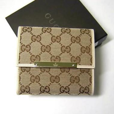 Gucci Wallet 112664 Brown Accessory Unisex