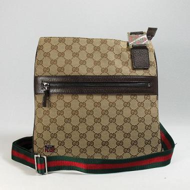 Gucci Messenger bags 145809 Khaki Small Unisex Bag