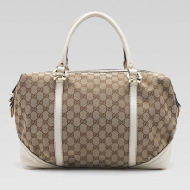 Replica Gucci  Handle bags 189892 Canvas Medium HandBags