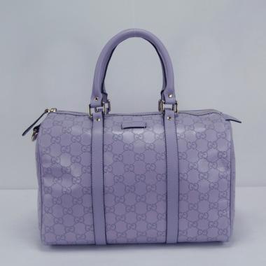 Cheap Gucci  Handle bags 193603 Purple Canvas HandBags Replica