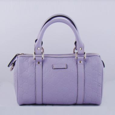 Gucci  Handle bags 193604 Purple Cow Leather HandBags Replica