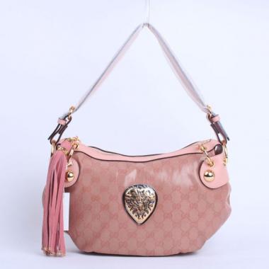 Gucci Shoulder bags 211963 Pink Cow Leather Cross Body Bag