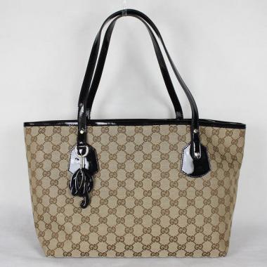 Cheap Gucci Tote bags 211975 Khaki Medium HandBags