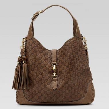 Gucci Shoulder bags 218491 Brown Cow Leather Cross Body Bag